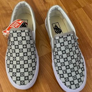 Custom LV vans size 9 women’s